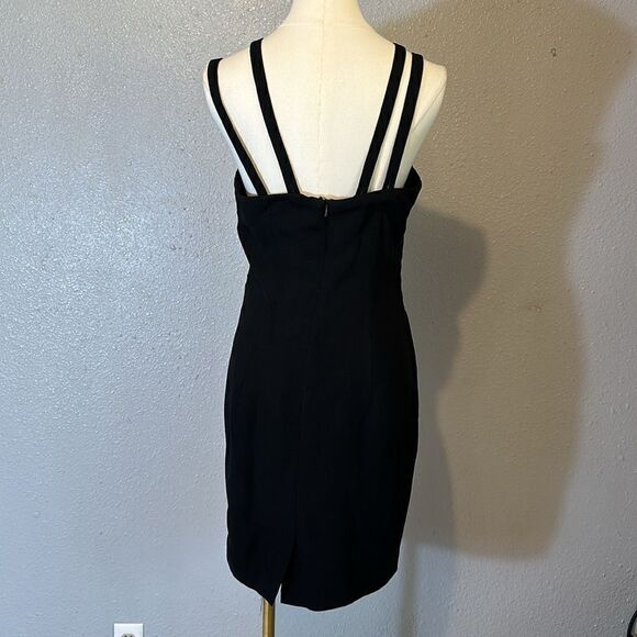 Alberto Makali women’s black mini cocktail dress size 10 made in the USA - Picture 6 of 14